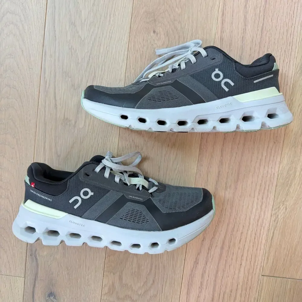 On Cloudrunner 2 Women’s Running Shoes Shadow/Lima Size 8.5